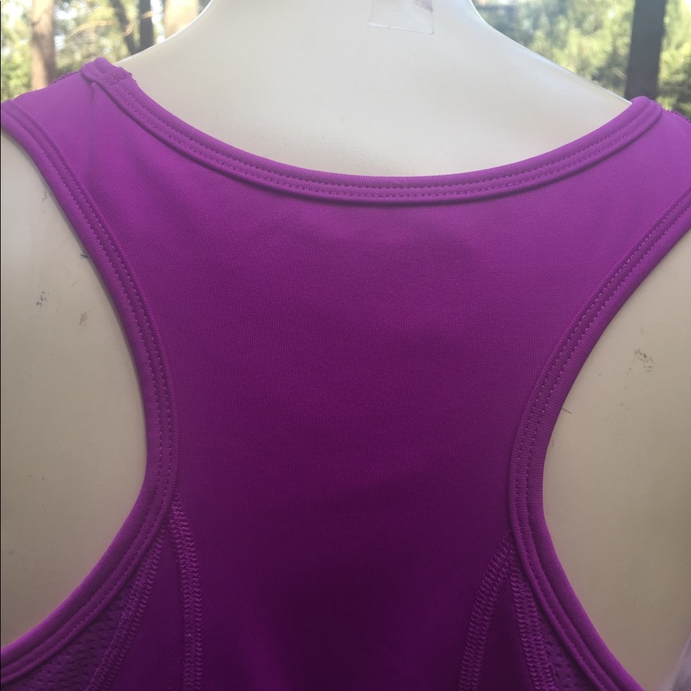 Fila spandex  racerback sports bra in raspberry,free shipping always - Picture 9 of 11